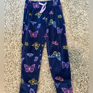 NWOT Wonder Nation Kids Pajama Bottoms - Navy with Colorful Butterflies